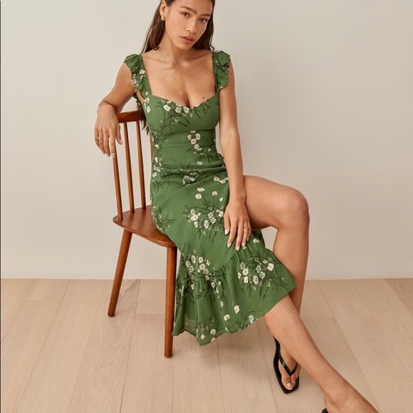 REFORMATION Bondi midi dress size 6 - Picture 7 of 11